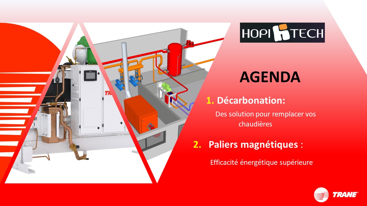 SOLUTIONS DE DÉCARBONATION VIA DES SOLUTIONS THERMODYNAMIQUES DE CHAUFFAGE ET REFROIDISSEMENT