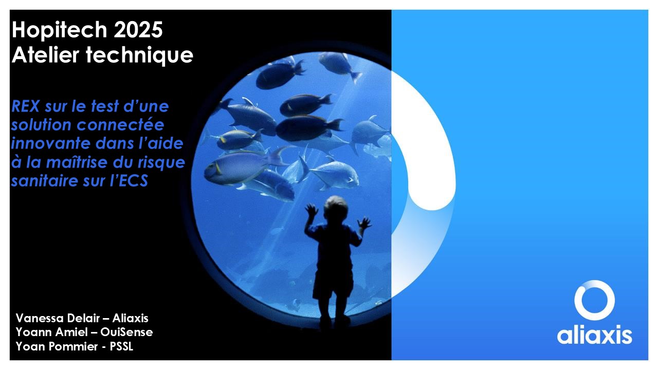 REX sur le test d'une solution connectée innovante dans l'aide à la maîtrise du risque sanitaire sur l'ECS