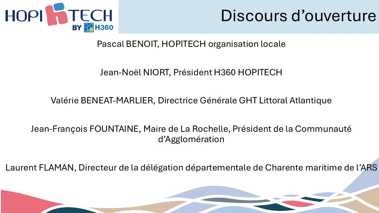 Ouverture de l'exposition - Discours Officiel