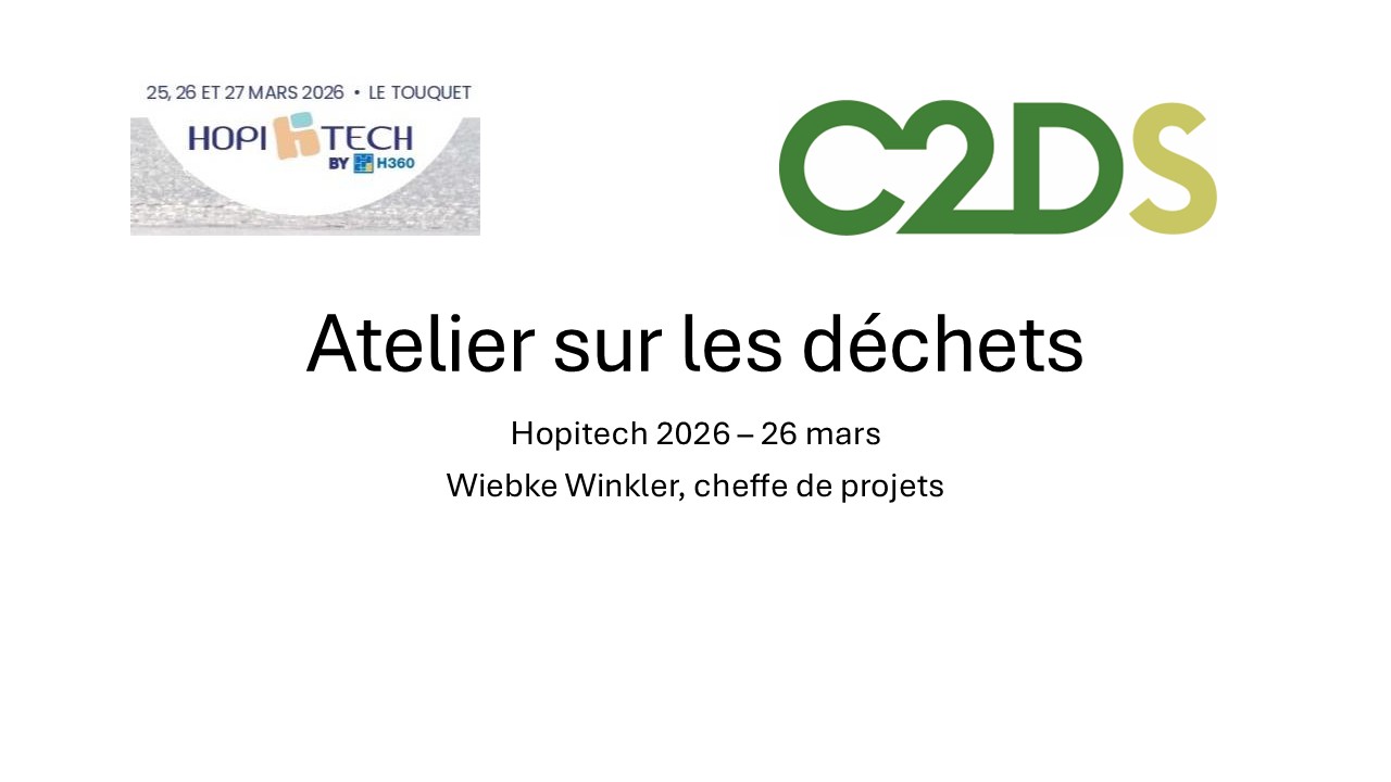 Atelier sur la gestion des déchets et autres retours d'expériences hospitaliers